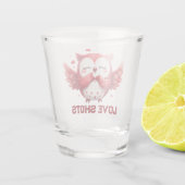 Verre A Shot Diffuser l'amour avec des "Chaussures d'amour" per (Dos)