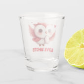 Verre A Shot Diffuser l'amour avec des "Chaussures d'amour" per (Dos)