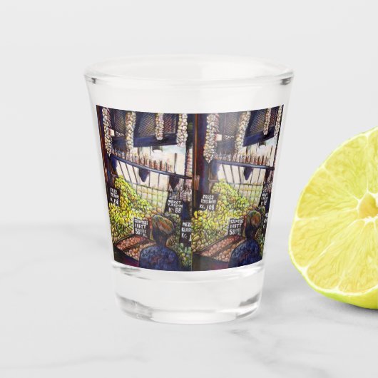 Verre A Shot Dimensions de curiosité (Devant)