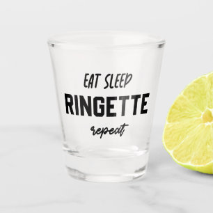 Verre A Shot Dîner Sleep Ringette Répéter Les Cadeaux Du Lecteu
