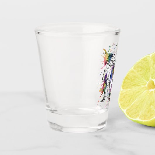 Verre A Shot Dinosaure arc-en-ciel Tyrannosaurus (Gauche)