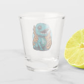 Verre A Shot Dinosaure Bébé mignon (Dos)