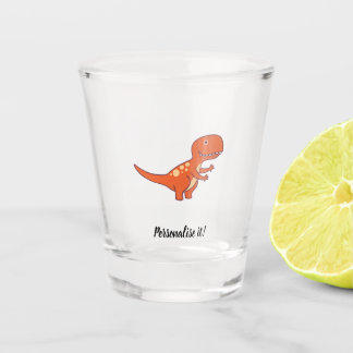 Verre A Shot Dinosaure rouge 02/19