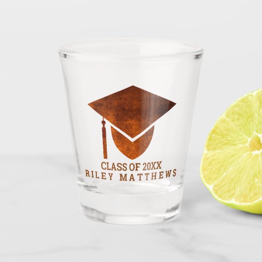 Verre A Shot Diplôme Copper University Keepsaké College (Devant)