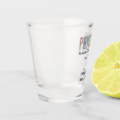 Verre A Shot Diplôme d'adjoint de médecin PA personnalisé (Gauche)