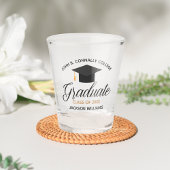 Verre A Shot Diplôme universitaire personnalisé 2025 Diplôme un