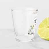 Verre A Shot Dirty Martini Cocktail Fête des mariées (Gauche)