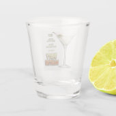 Verre A Shot Dirty Martini Cocktail Recette Art (Dos)