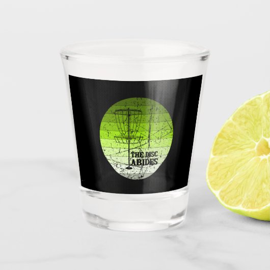 Verre A Shot Disque Golf Vintage (Devant)