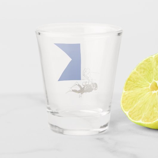 Verre A Shot Diver Down (Dos)