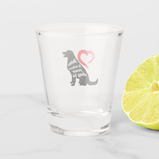 Verre A Shot Dog home (Dos)