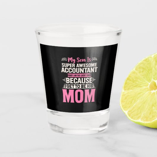 Verre A Shot Don comptable | Comptable super génial (Devant)