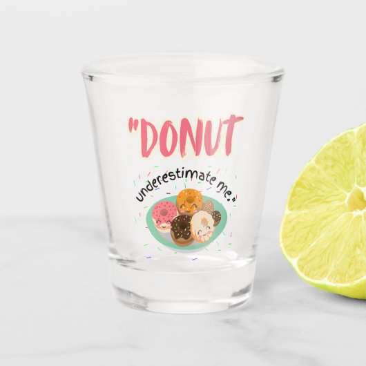 VERRE A SHOT DONUT SOUS ESTIMATION (Devant)
