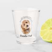 Verre A Shot Doodle Chien Papa (Devant)