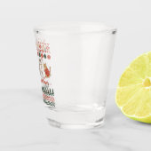 Verre A Shot Doodles de chats mignons pour Noël (Droite)
