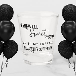 Verre A Shot Douce Jeunesse RIP 20 ans Verre à Shot pour 30 ans