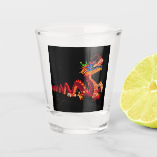 Verre A Shot Dragon de défilé chinois