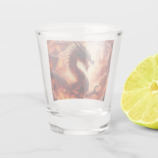 Verre A Shot Dragon Fire (Dos)