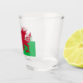 Verre A Shot Dragon gallois ~ Drapeau du Pays de Galles (Droite)