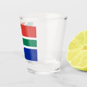 Verre A Shot Drapeau Afrique du Sud (Droite)