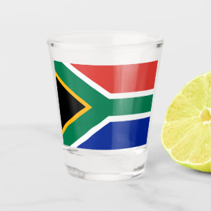 Verre A Shot Drapeau Afrique du Sud
