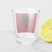 Verre A Shot Drapeau albanais (Dos)