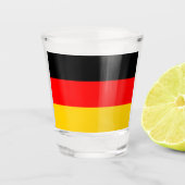 Verre A Shot Drapeau allemand (Devant)