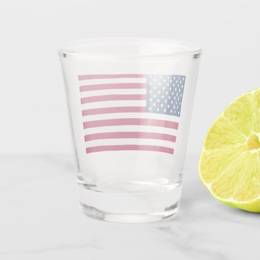 Verre A Shot Drapeau américain (Dos)
