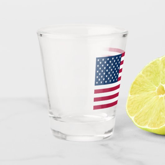 Verre A Shot Drapeau américain (Gauche)