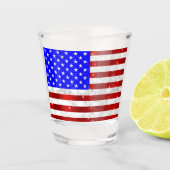 Verre A Shot Drapeau américain (Devant)