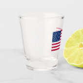 Verre A Shot Drapeau américain (Gauche)