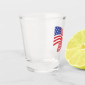 Verre A Shot Drapeau américain (Gauche)