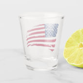 Verre A Shot Drapeau américain tatoué (Dos)