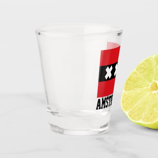 Verre A Shot Drapeau Amsterdam (Gauche)