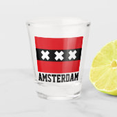 Verre A Shot Drapeau Amsterdam (Devant)