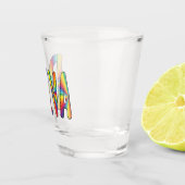 Verre A Shot Drapeau arc-en-ciel Gay pride DIVA Fabrique LGBT L (Droite)