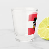 Verre A Shot Drapeau autrichien & Pays d'Autriche patriote / sp (Gauche)