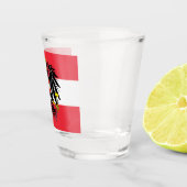 Verre A Shot Drapeau autrichien & Pays d'Autriche patriote / sp (Droite)