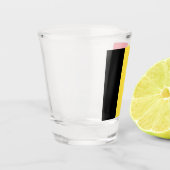 Verre A Shot Drapeau belge (Gauche)
