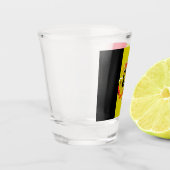 Verre A Shot Drapeau belge (Gauche)