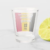 Verre A Shot Drapeau belge allemand Belgischer (Dos)