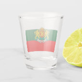 Verre A Shot Drapeau bulgare (Dos)