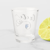 Verre A Shot Drapeau cardiaque en Crète, Grèce, Crétois (Dos)