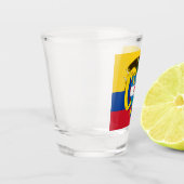 Verre A Shot Drapeau colombien & patriote de la Colombie / spor (Gauche)