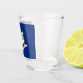 Verre A Shot Drapeau Connecticut (Droite)