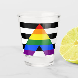 Verre A Shot Drapeau d'allié straight de SlipperyJoe lisse arc-