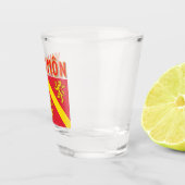 Verre A Shot Drapeau d'Anglesey, Pays de Galles (Droite)