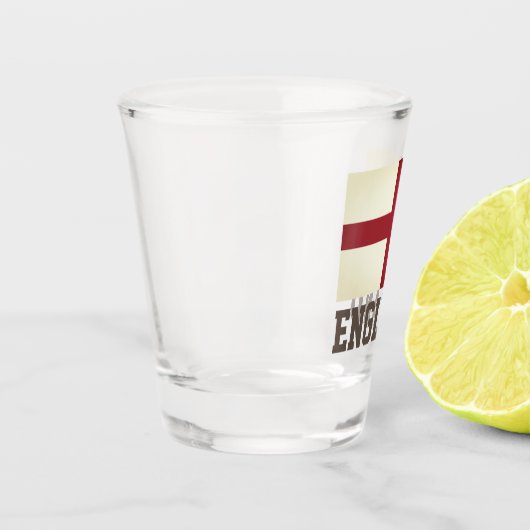 Verre A Shot Drapeau d'Angleterre (Gauche)