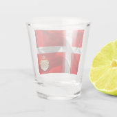 Verre A Shot Drapeau danois (Dos)