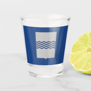 Verre A Shot Drapeau de Basilicata (Italie)